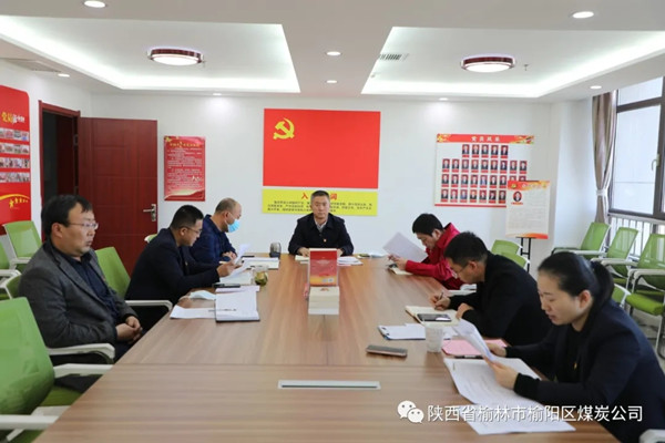中共榆林市榆阳区煤炭公司支部委员会召开2020年度民主生活会