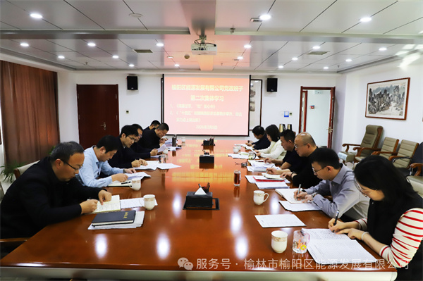 榆阳区能源发展有限公司召开春节前廉政警示教育学习会议